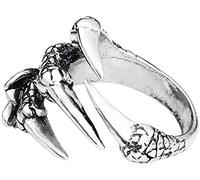 Halloween Goth Anneau en Acier Inoxydable Viking Anneau Punk Dragon Griffe Anneaux Métal Rock Bagues avec extrémité ouverteOpération Facile