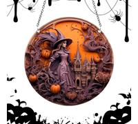 Halloween Gothic Wall, Sign 2D Flat, Acrylic Witch Wall, Sign for Halloween