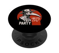 Halloween Gothique peste Docteur Macabre Horreur fête médiévale PopSockets PopGrip Adhésif