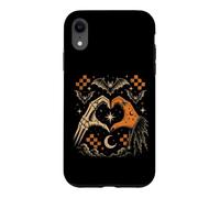 Halloween Gothique Witchcore Squelette sorcière cœur Halloween Coque pour iPhone XR