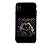 Halloween Gothique Witchcore Squelette sorcière cœur Halloween Coque pour iPhone XS Max