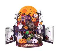 Halloween Greeting Card, Decorative Holiday Note Card for Parties & | Decorative Halloween holiday greeting card made from quality paper provides ample space for personalized handwritten notes