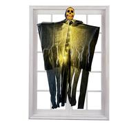 Halloween Grim Reapers, Décorations de fantômes squelette - Décoration effrayante de squelette avec lumière LED - Fournitures de fête d'Halloween pour fête d'Halloween, décoration de CA