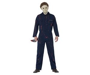 Halloween H20 Michael Myers Costume, Blue (M)