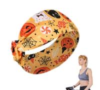 Halloween Hair Wrap Elastic Stretchy Headband | Head Band Wraps for Yoga Running Workout Halloween Party Women Girls Costume Party