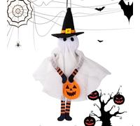 Halloween Hanging Decor, Pumpkin and Ghost Pendant Set, Cute Holiday Ornaments for Indoor Display, Kids and Adult Party Decorations, Seasonal Home Accent for Autumn Festivities