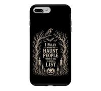 Halloween hante Les Gens Quand Je meurs Crâne Sarcastique Coque pour iPhone 7 Plus/8 Plus