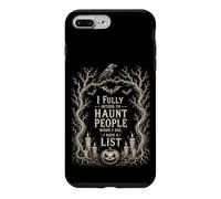 Halloween hante Les Gens Quand Je meurs Crâne Sarcastique Coque pour iPhone 7 Plus/8 Plus