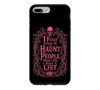 Halloween hante Les Gens Quand Je meurs Crâne Sarcastique Coque pour iPhone 7 Plus/8 Plus