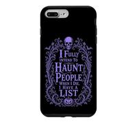 Halloween hante Les Gens Quand Je meurs Crâne Sarcastique Coque pour iPhone 7 Plus/8 Plus
