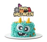 Halloween Happy GâTeau DéCoration, Happy Halloween Cake DéCorations, GâTeaux Toppers Halloween, Halloween ThéMe DéCoration GâTeau, Citrouille Décoration Gâteau, DéCoration Halloween(B)