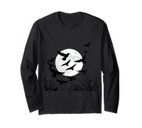 Halloween Harbingers Ravens prenant Leur envol Ensemble Manche Longue