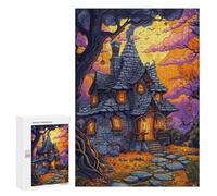 Halloween Haunted House -2 Puzzle 300 Pièces Educa Jouet en Bois Cadeau Unique Décoration Intérieure Jeu Éducatif Challenge Toy Adultes Et Enfants À Partir De 14 Ans 300 PCS