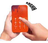 Halloween Haut-parleur Effet sonore effrayant Effet effrayant Gadget de fête Bruits effrayants Horreur Amusant pour la fête Effet sonore choquant Surprise, couleur : orange