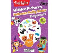 Halloween Hidden Pictures Puffy Sticker Playscenes