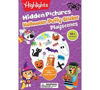 Halloween Hidden Pictures Puffy Sticker Playscenes: Over 50 Reusable Halloween Stickers to Decorate, Find Over 175 Hidden Objects, Solve Mazes and More