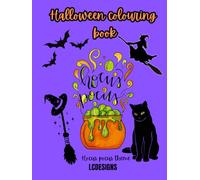 Halloween hocus pocus colouring book