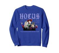 Halloween Hocus Pocus Hallows Eve Sweatshirt, Unisexe pour adultes, Bleu Royal, XXL