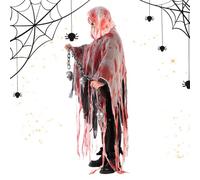 Halloween Honed Cloak - Cap de cosplay de la Renaissance médiévale pour mascarade, drame de scène avec tapis de costume, maison hantée pour les performances de rassemblement, noir, usage facile