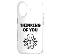 Halloween Horror Funny Quote Thinking of You Voodoo Doll Coque pour iPhone 17