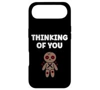 Halloween Horror Funny Quote Thinking of You Voodoo Doll Coque pour iPhone Air
