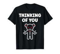 Halloween Horror Funny Quote Thinking of You Voodoo Doll T-Shirt