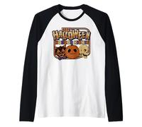 Halloween Horror Nights Lil Boo and Icons Front & Back Manche Raglan