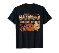 Halloween Horror Nights Lil Boo and Icons Front & Back T-Shirt