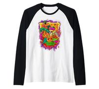 Halloween Horror Nights Neon Splatter Lil Boo Front & Back Manche Raglan