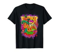 Halloween Horror Nights Neon Splatter Lil Boo Front & Back T-Shirt