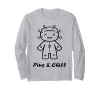 Halloween Horror pins and Chill Funny Voodoo Doll Manche Longue