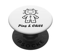 Halloween Horror pins and Chill Funny Voodoo Doll PopSockets PopGrip Adhésif