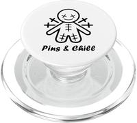 Halloween Horror pins and Chill Funny Voodoo Doll PopSockets PopGrip pour MagSafe