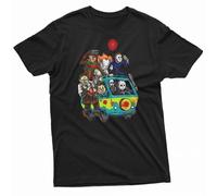 Halloween Horror Van Movie Villains T-Shirt Black L
