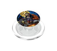 Halloween Hotrod Vampire Citrouille Lune Monstre Vintage PopSockets PopGrip pour MagSafe