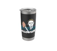Halloween II Michael Myers Bold Knife & Mask Gobelet isotherme en acier inoxydable double paroi