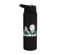 Halloween II Michael Myers Bold Knife & Mask Stainless Steel Insulated Water Bottle