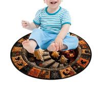 Halloween Illusion Rug Haunted Optical Effect Abstract Carpet Spooky Rug