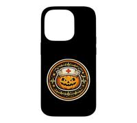 Halloween infirmière Citrouille Jack O Lantern Humour médical Coque pour iPhone 14 Pro