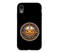 Halloween infirmière Citrouille Jack O Lantern Humour médical Coque pour iPhone XR