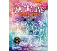 Halloween Ink Tracing Coloring Book: A Reverse InkTrace Revelation. Follow the White Lines with Black Ink for Spooky Monster Reveals. One Image. One Pen. One Thought.
