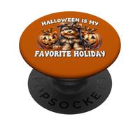 Halloween is My Favorite Holiday Graphic for Yorkie Mom PopSockets PopGrip Adhésif