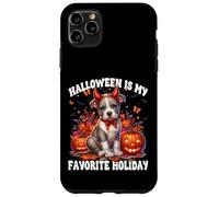 Halloween is My Favorite Season Dog Graphic for Pit Bull Mom Coque pour iPhone 11 Pro Max