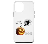 Halloween Jack o Lantern Citrouille Mangeant fantômes et Pleine Lune Coque pour iPhone 12 Mini