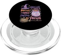 Halloween, J'Ai Besoin d'un café pour me concentrer PopSockets PopGrip pour MagSafe