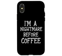 Halloween, Je suis Un Cauchemar Avant Le café pour Le café du Matin Coque pour iPhone X/XS
