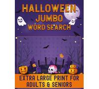 Halloween Jumbo Word Search: 50+ Spooky Puzzles with 1000+ Hidden Words | Extra Large Print Halloween Word Search for Adults and Seniors | Fun Brain Games and Relaxing Activity Book