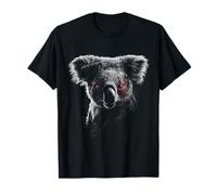 Halloween Koala Zombie Face aux Yeux sanglants Animal Halloween T-Shirt