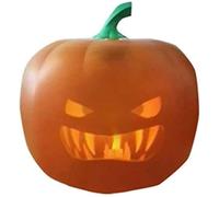 Halloween la citrouille animée parlante, lanterne citrouille avec projecteur et haut-parleur intégrés, citrouille chantante/parlante/plaisanterie pour Halloween pour la fête à la maison