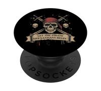 Halloween : Laissons Les manigances des Pirates Commencer ! - Skull Pirates PopSockets PopGrip Adhésif